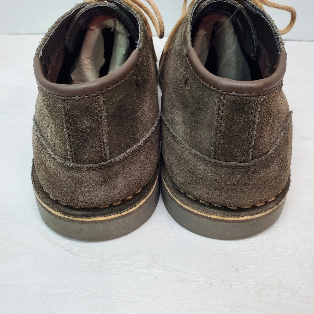 Kenneth Cole Reaction Brown Suede & Textile Desert Sun Chukka Boot Shoes US 11 M